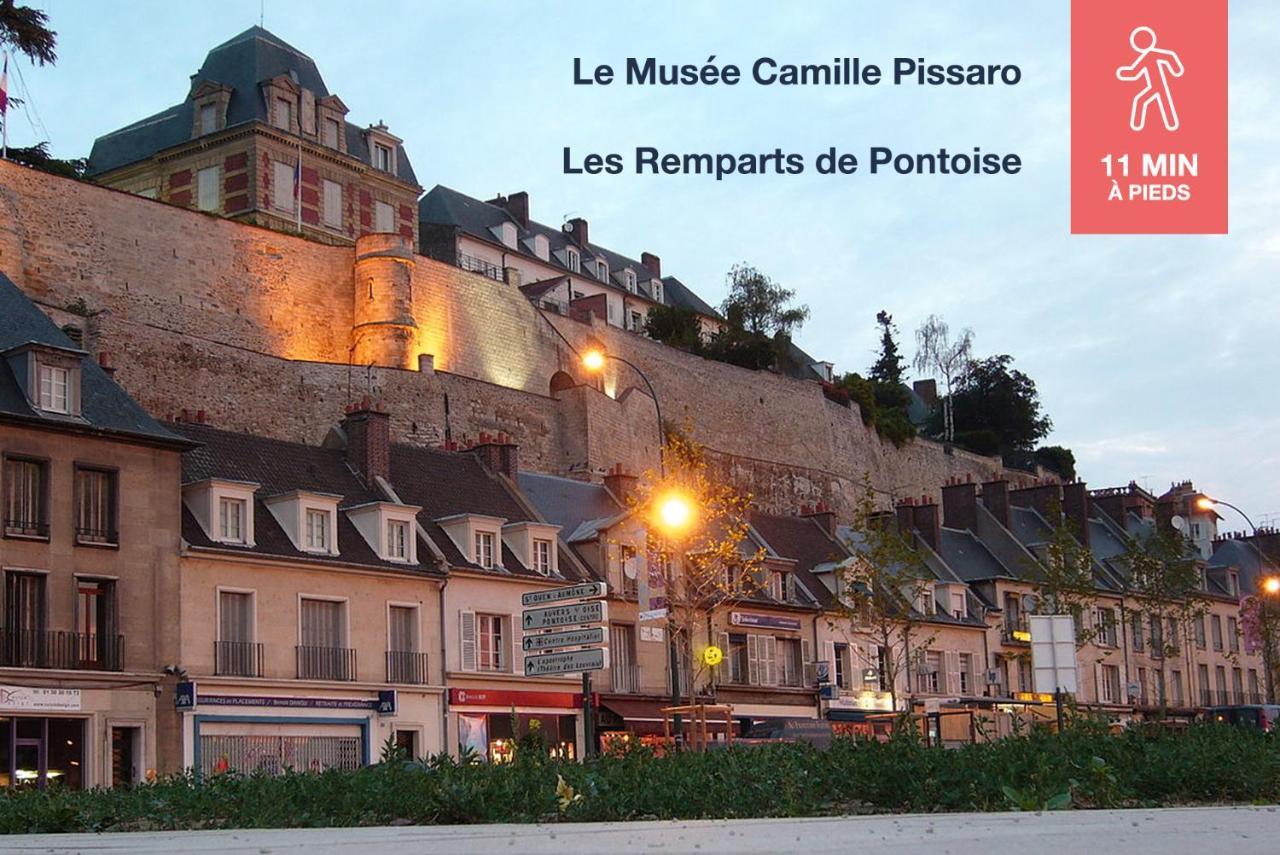 Studio Cosy En Plein Coeur Historique De Pontoise Apartamento Exterior foto