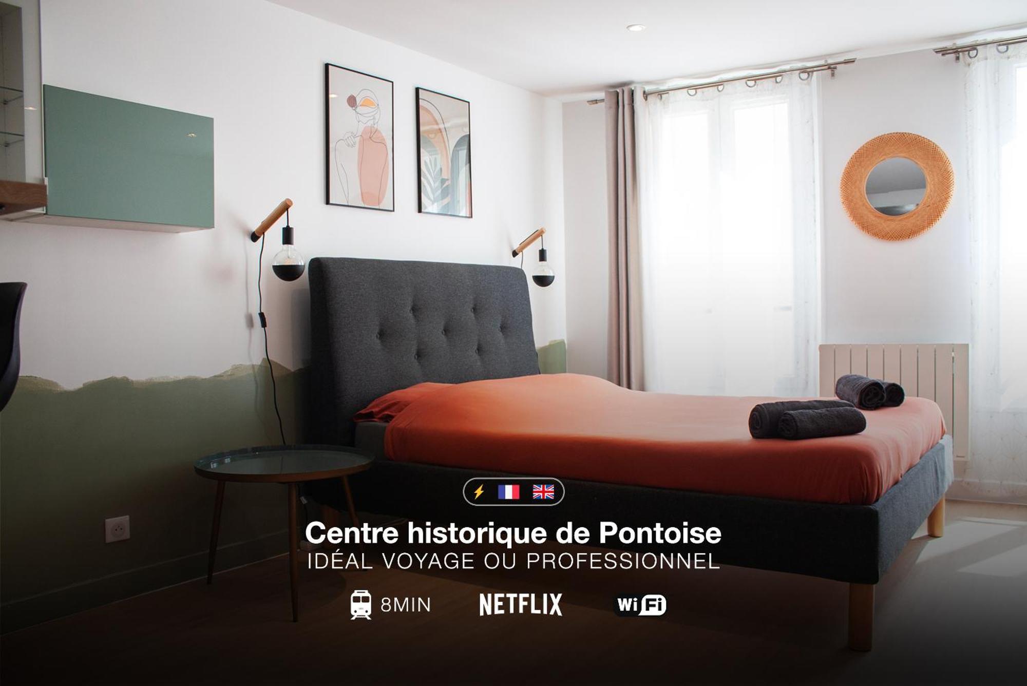 Studio Cosy En Plein Coeur Historique De Pontoise Apartamento Exterior foto